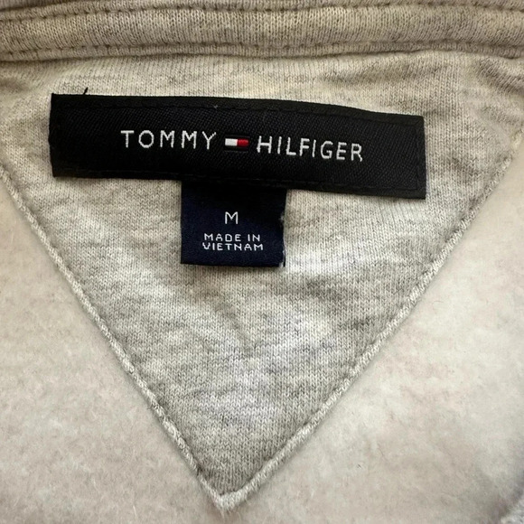 Tommy Hilfiger Men’s Luke Popover Heather Gray Hoodie - Picture 7 of 7